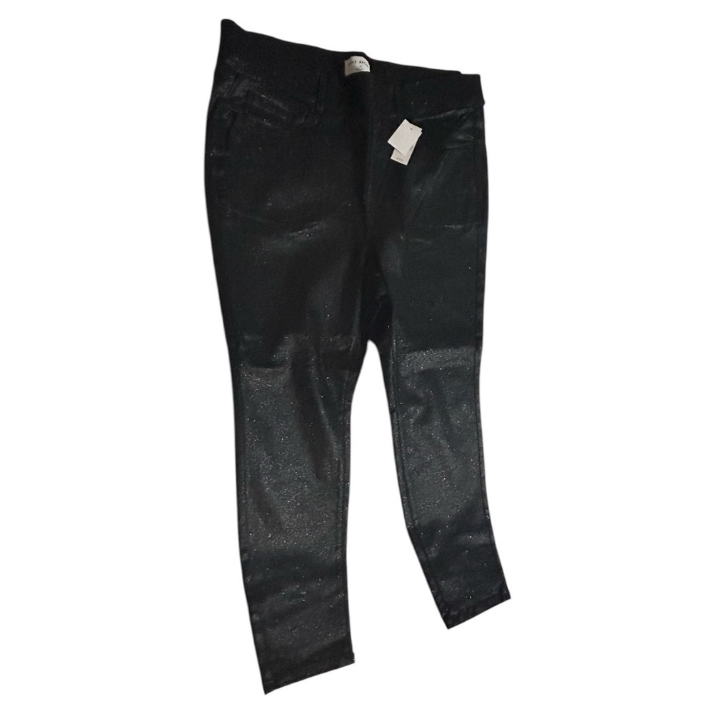 NWT 20P Lane Bryant Black shimmer Skinny Jeggings
